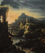 Theodore Gericault One of a project set of four landscapes depicting times of the day, painting
